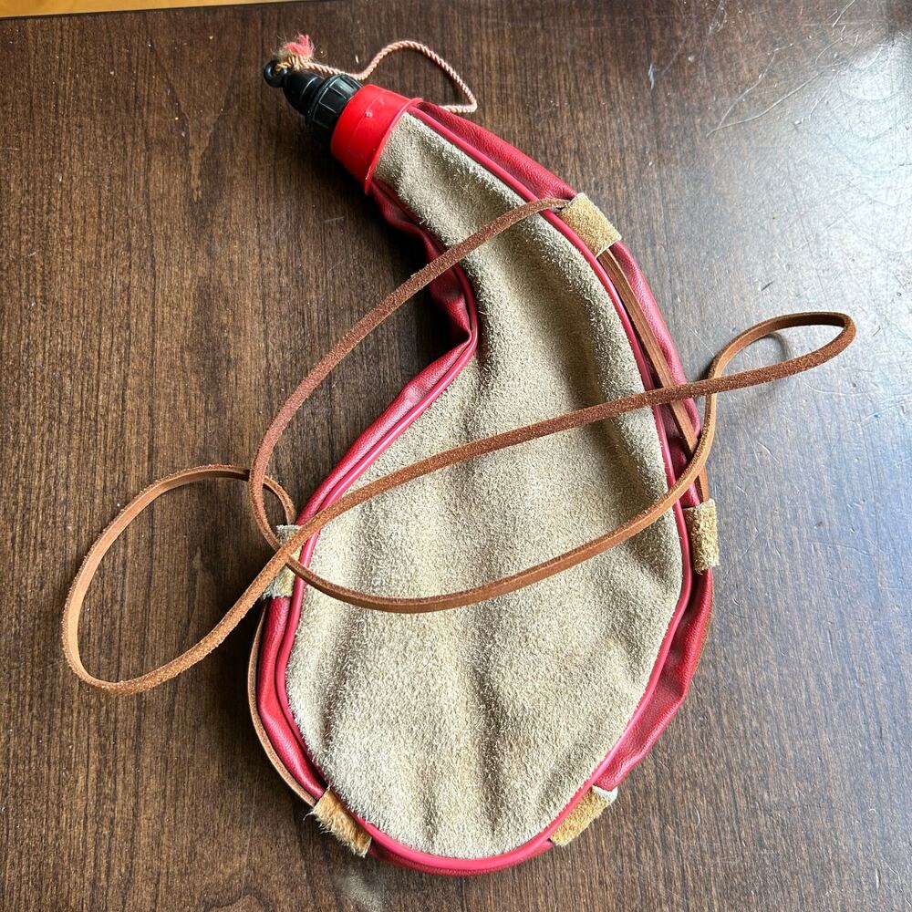 Spanish Bota bag suede durable poly lining carrying wine or water